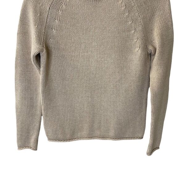 J.Crew Mercantile Tan Crewneck Cotton Sweater Sz XXS - Picture 3 of 6